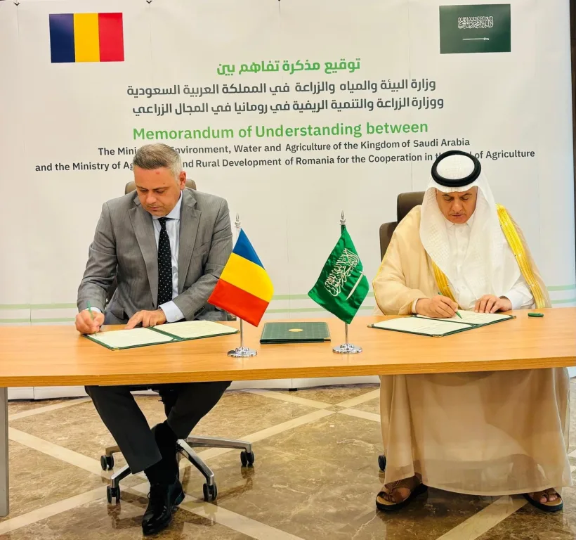 Ministrul Agriculturii a semnat un memorandum cu omologul său din Regatul Arabiei Saudite