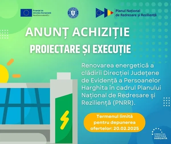 Renovarea energetică a DJEPJ Harghita