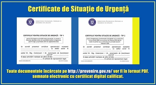 Reîncepe ”circul”: Firmele sunt eligibile în programele europene dacă  dețin un Certificat pentru Situații de Urgență