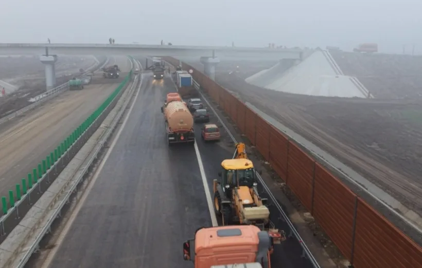 Tronsonul Focșani – Adjud Nord al A7 se apropie de deschiderea traficului