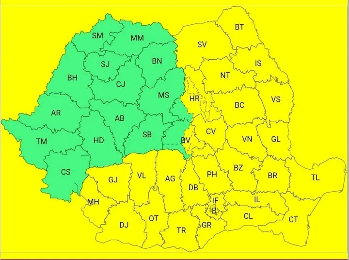Atenționare meteo – Cod Galben de ger în Vaslui