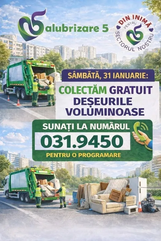 Gunoiul strâns de la blocuri sau case este colectat doar de firma cu care aveți contract
