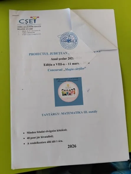 Concursul Județean „Magia Cărților” (limba și literatura română și matematică)