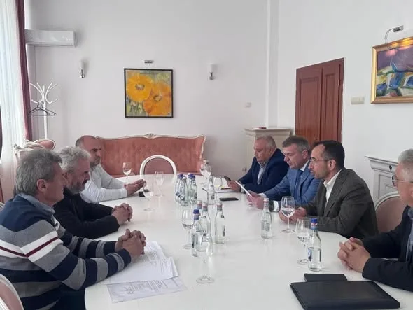Delegație din Serbia la sediul Palatului Adminstrativ