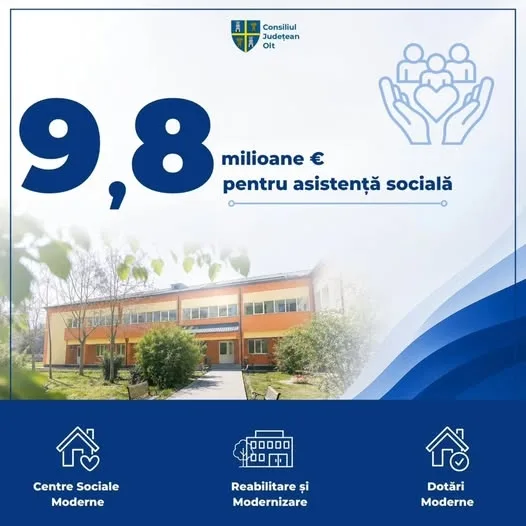 Bugetul CJ Olt are în vedere și asistența socială
