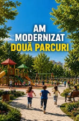 Două noi parcuri modernizate pentru comunitatea din Sectorul 5