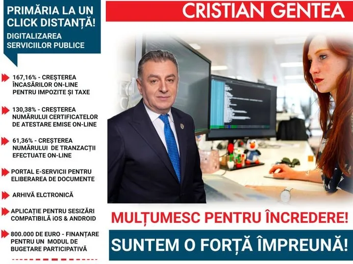Primăria Pitești a ajuns la un click distanță!