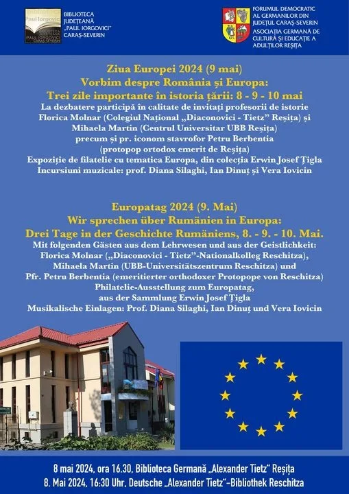 Biblioteca Județeană “Paul Iorgovici” marchează Ziua Europei