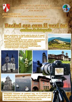 Concurs de fotografie pentru promovarea proiectului &bdquo;Bacăul aşa cum &icirc;l vezi tu&rdquo;