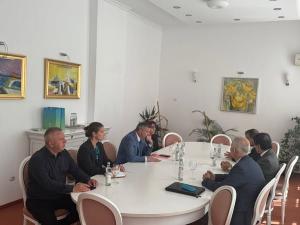 Delegație spaniolă la sediul Consiliului Județean Caraș-Severin