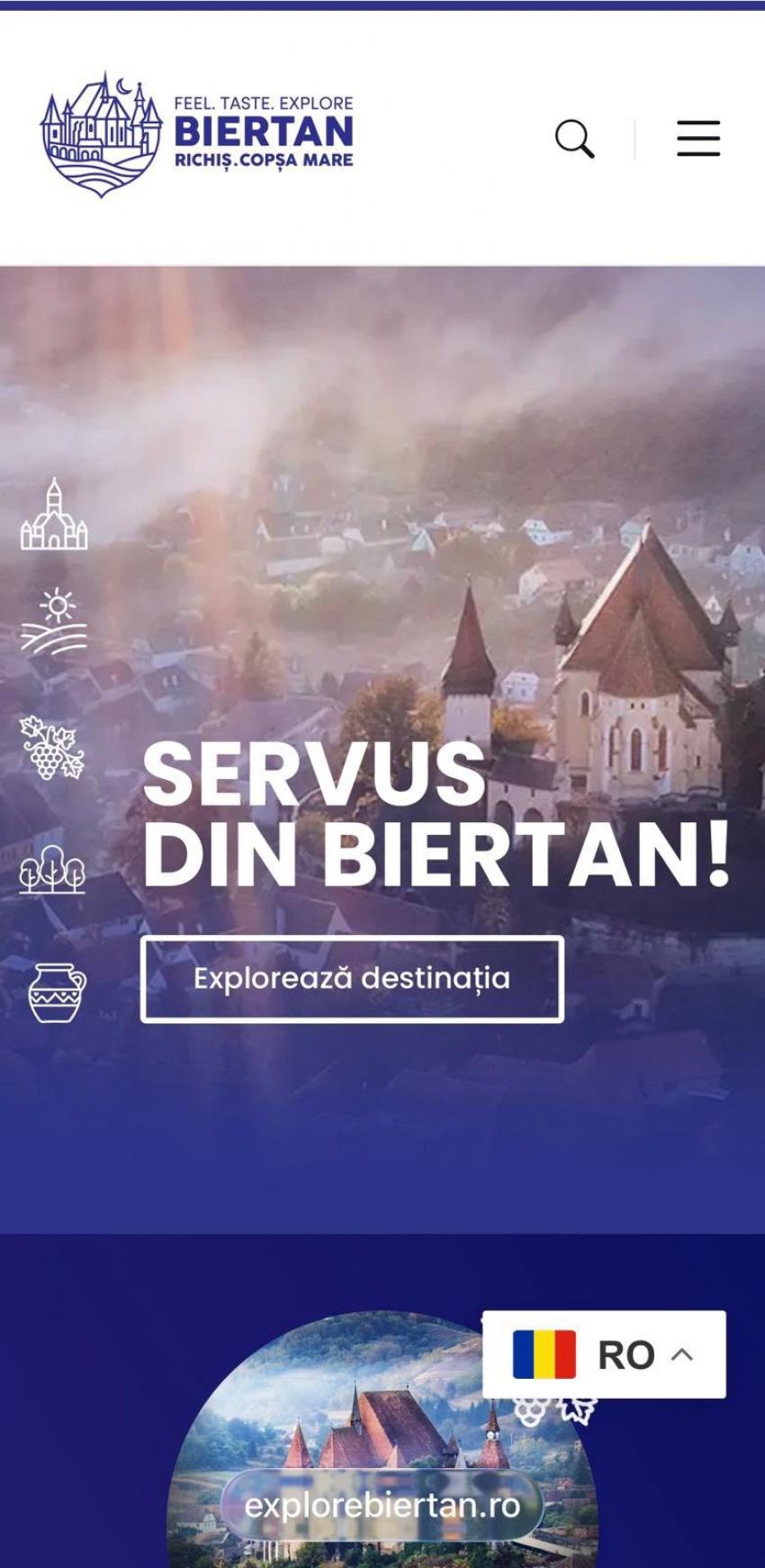 Platforma explorebiertan.ro, infoturism la un click distanță