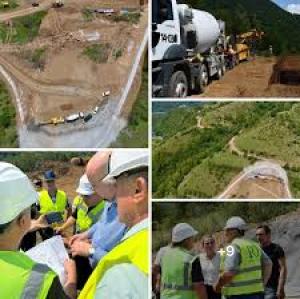 Vizită pe șantier! Se lucrează la primul tunel de autostradă din V&acirc;lcea!