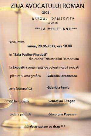 Ziua AVOCATULUI ROM&Acirc;N marcată și &icirc;n D&acirc;mbovița
