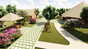 Căsuțe noi &icirc;n complexul de agrement de la balta Zătun. Investiție derulată de Consiliul Județean Galați