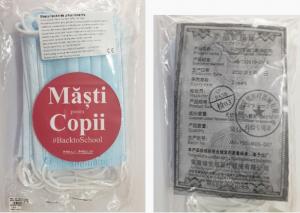 Alertă privind patru tipuri de măști neconforme &icirc;n Rom&acirc;nia, printre care și unele pentru copii!