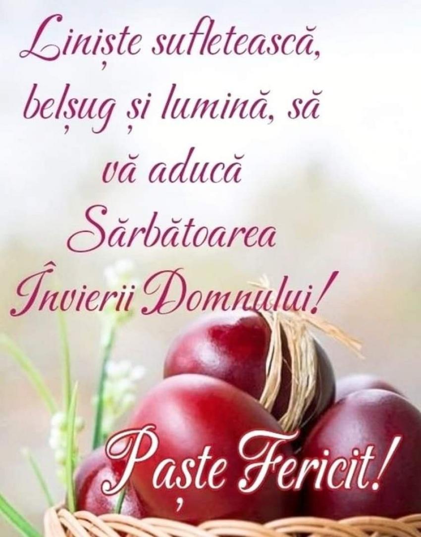 Sărbători Pascale binecuvântate pentru toți cititorii!