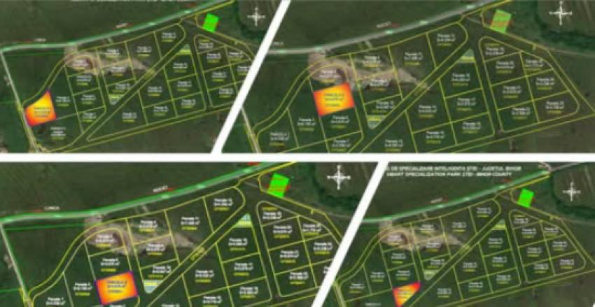 Licitație pentru concesionarea a 4 parcele în Parcul de Specializare Inteligentă Ștei