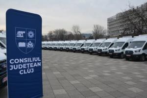 Microbuzele destinate transportului școlarilor din județ au ajuns la Cluj