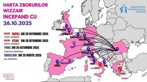 Zboruri directe către alte două destinații internaționale pentru Aeroportul internațional Craiova