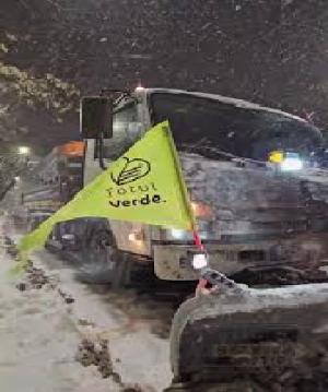 Noapte autentică de iarnă &icirc;n București