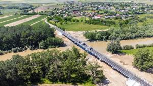 Podul de la Luțca, județul Neamț, (re)intră în circuitul rutier