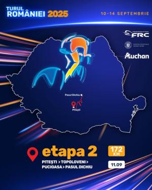 Turul Rom&acirc;niei 2025 la ciclism revine &icirc;n Argeș