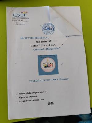 Concursul Județean &bdquo;Magia Cărților&rdquo; (limba și literatura rom&acirc;nă și matematică)