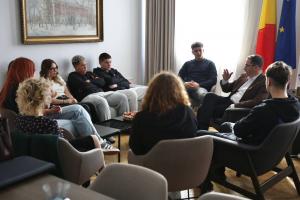 CJ Timiș &icirc;n dialog cu tinerii pe teme de administrație publică