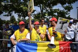 Protest AFIR Covasna: „Fără noi, fondurile nu vin”