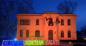 Sediul Consiliului Județean, iluminat &icirc;n portocaliu de Ziua Mondială de Luptă &icirc;mpotriva Cancerului